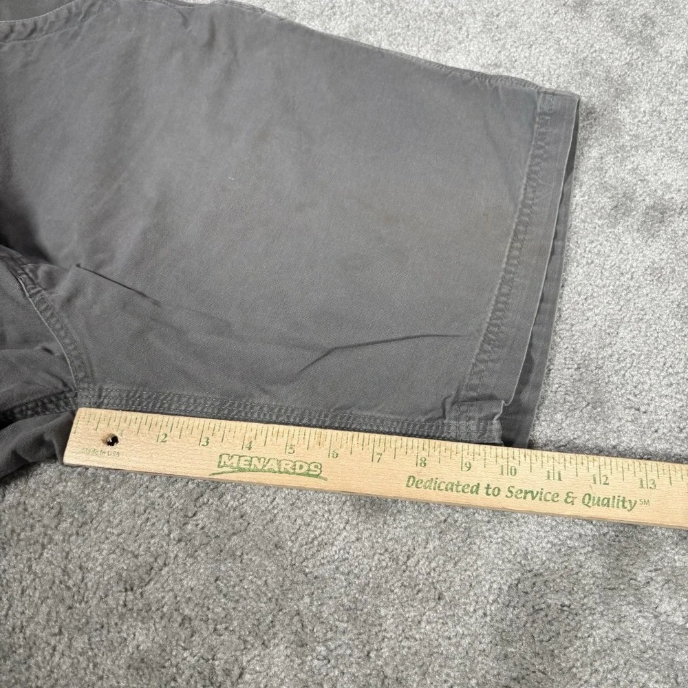 Carhartt Shorts Mens 38 Gray Canvas Original Fit Carpenter Workwear B147